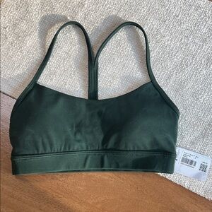 Lululemon athletica Forest Green Strappy Sports Bra NWT